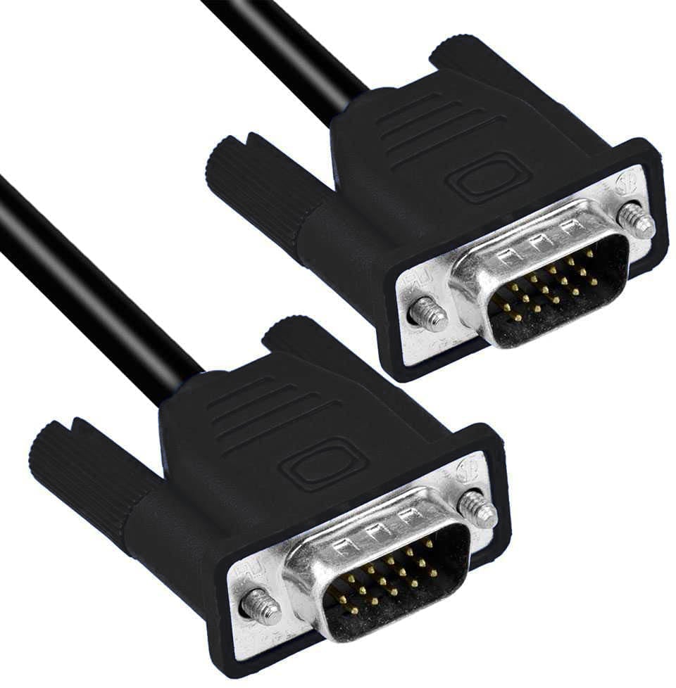 Cavo monitor SVGA standard M/M 1,8 mt NERO - immagine 3