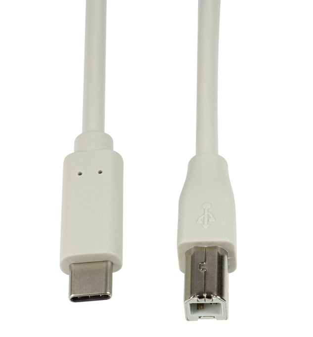Cavo HighSpeed USB-C™ Maschio/USB-B Maschio 1m Grigio - immagine 2