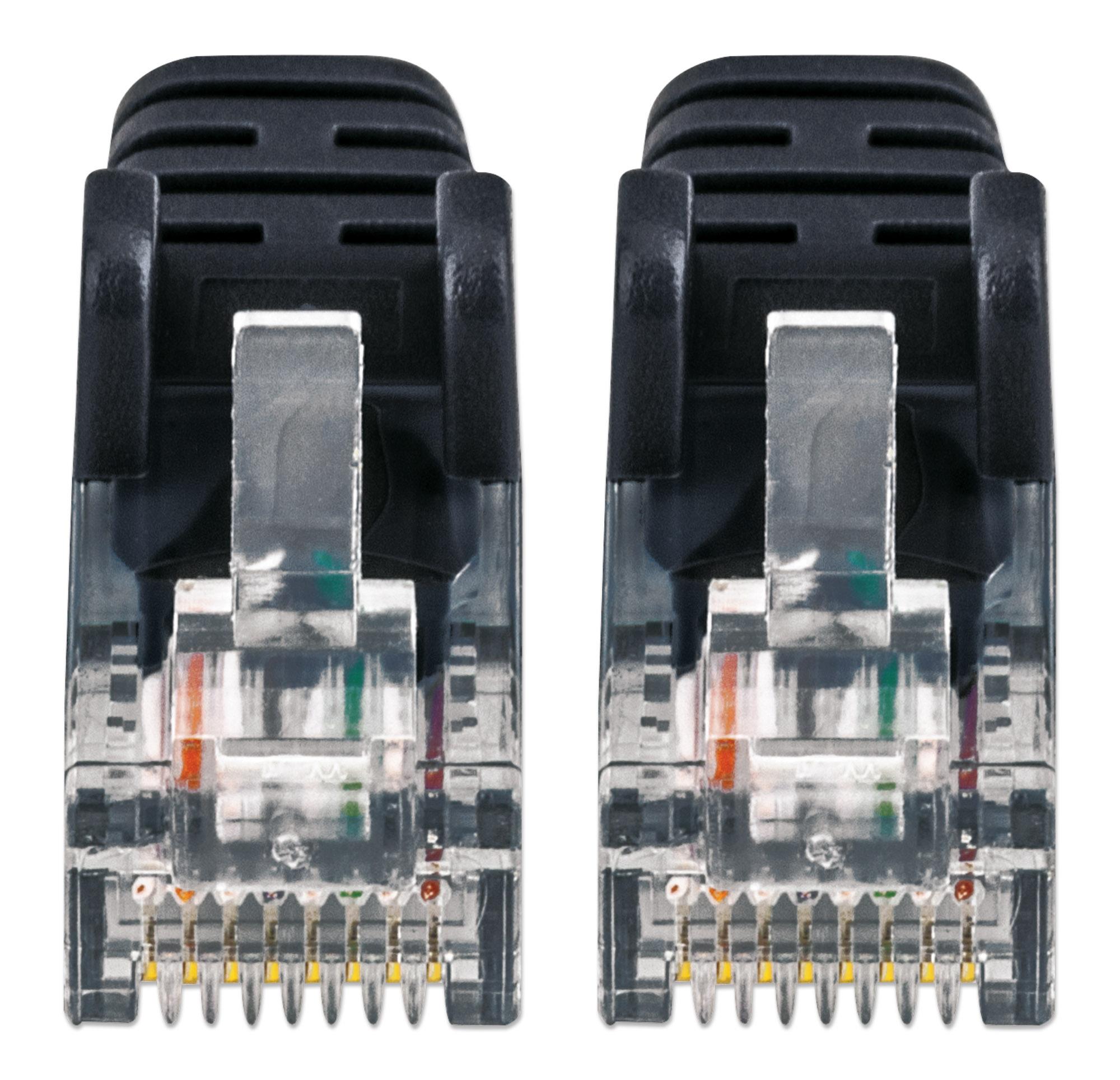 Cavo patch di rete Cat6 UTP Slim 0,5 m Nero - immagine 3