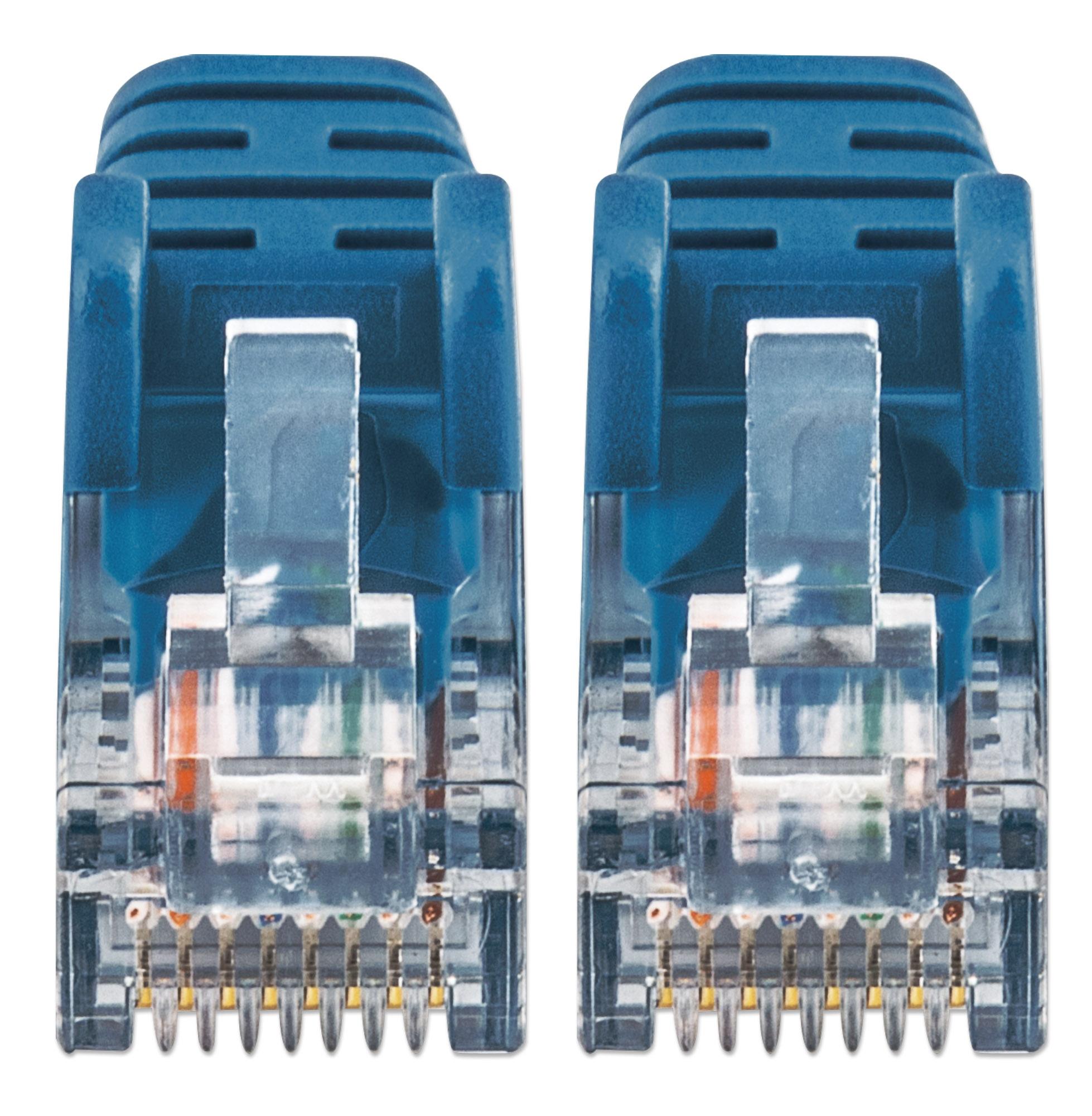 Cavo patch di rete Cat6 UTP Slim 2 m Blu - immagine 3