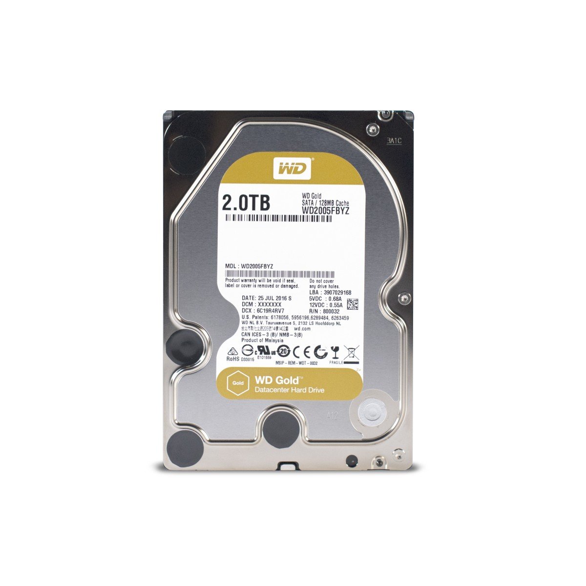 Western Digital Gold 3.5" 2000 GB Serial ATA III - immagine 3